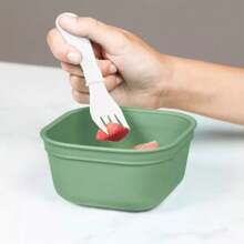 Re-12oz Square Bowl - Sage