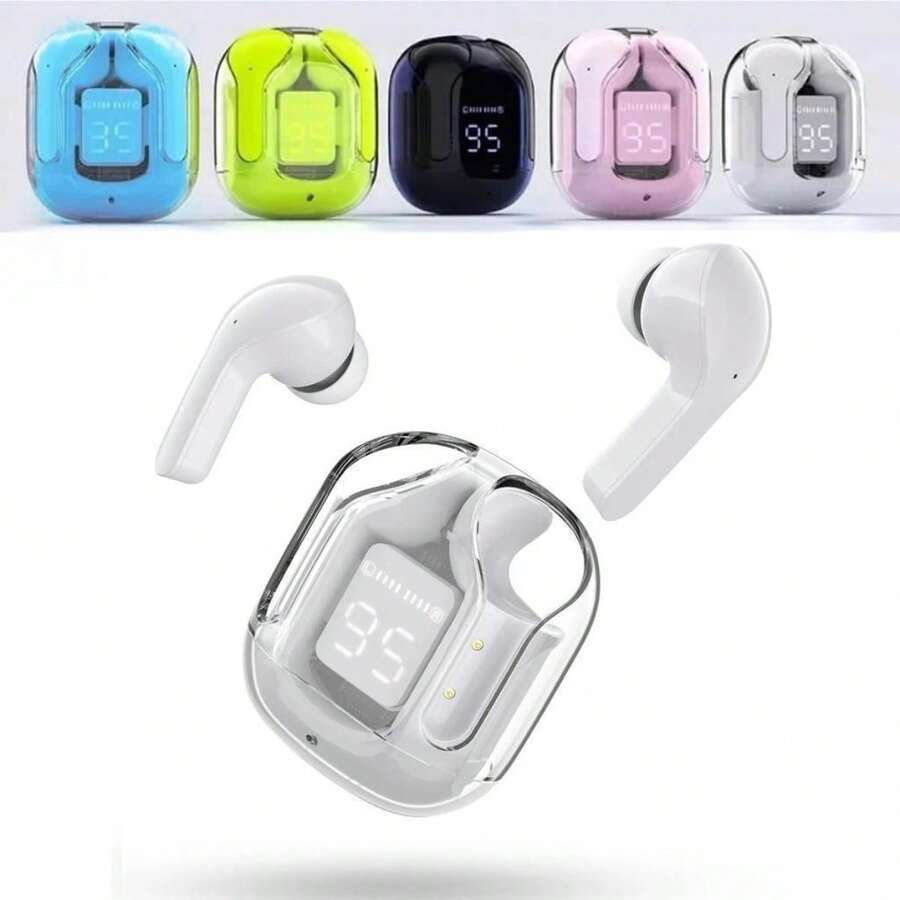 Noise Cancelling Wireless Bluetooth Headphones With Digital Display Charging - Ngẫu nhiên - Xem 1