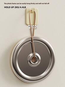 1pc/2pcs/4pcs/8pcs/10pcs Album Hook, Traceless Nail, Hanging Wedding Photos, Wedding Photos, Wall Mounted Frame Holder, No Punching, Waterproof, Portable