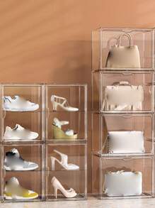 1 Stück vielseitige klare Acryl Aufbewahrungsbox - staubdichte Vitrine für Modelle, Werkzeuge & Bücher | transparenter Organizer Behälter