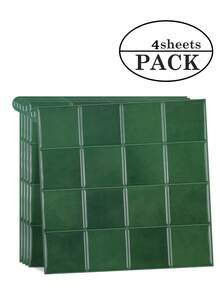 WoStick 1/4/10/20pcs Multi-Color Mosaic Tile, Waterproof Anti-Fouling, Self-Adhesive Backsplash - Easy DIY Installation. Removable Self-Adhesive Wall Tile Stickers, Suitable For Kitchen Bathroom Backsplash, Holiday Decor