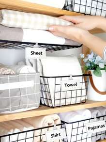 20 pièces Porte-étiquettes de prix à clips de verrouillage en PVC - Pinces étiquettes de rayonnage stables pour le de détail, le supermarché, la maison, le marché et l'organisation de bureau, stabilité des rayonnages | Design blanc élégant | Plastique robuste