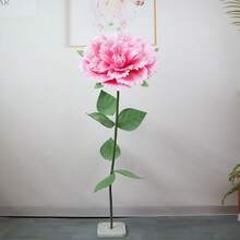 50cm gefärbte Plüsch Pfingstrose Künstliche Blume, Schaufensterauslage, Hochzeitsdekoration, Outdoor Party Kulisse, Heimdekoration, Fotografie-Requisite