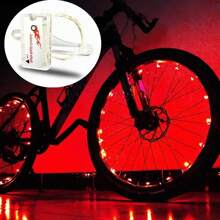 1pc Bicycle Spoke Light, Windmill Shape Night Cycling Lamp, Wheel Decoration Light For Night Riding