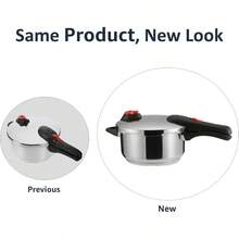 Stainless Steel Pressure Cooker, 4 Litres, Silver - 4 Litres - View 5