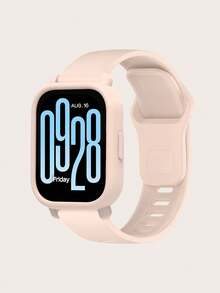 مجموعة 2 قطعة: مجموعة حافظة حماية من السيليكون مقاومة للخدش بلون واحد وسريعة إعادة الاستخدام من السيليكون، قابلة للتوافق مع ساعة Redmi Watch 5 ساعات نشطة وساعات مماثلة أخرى، مناسبة للجنسين