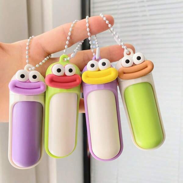 1 Set Cartoon Sausage Mouth Shape Nail Clipper, Professional Nail Care Tool Kit, Portable Manicure Set, Suitable For Home, Office, Travel Use (Random Color)