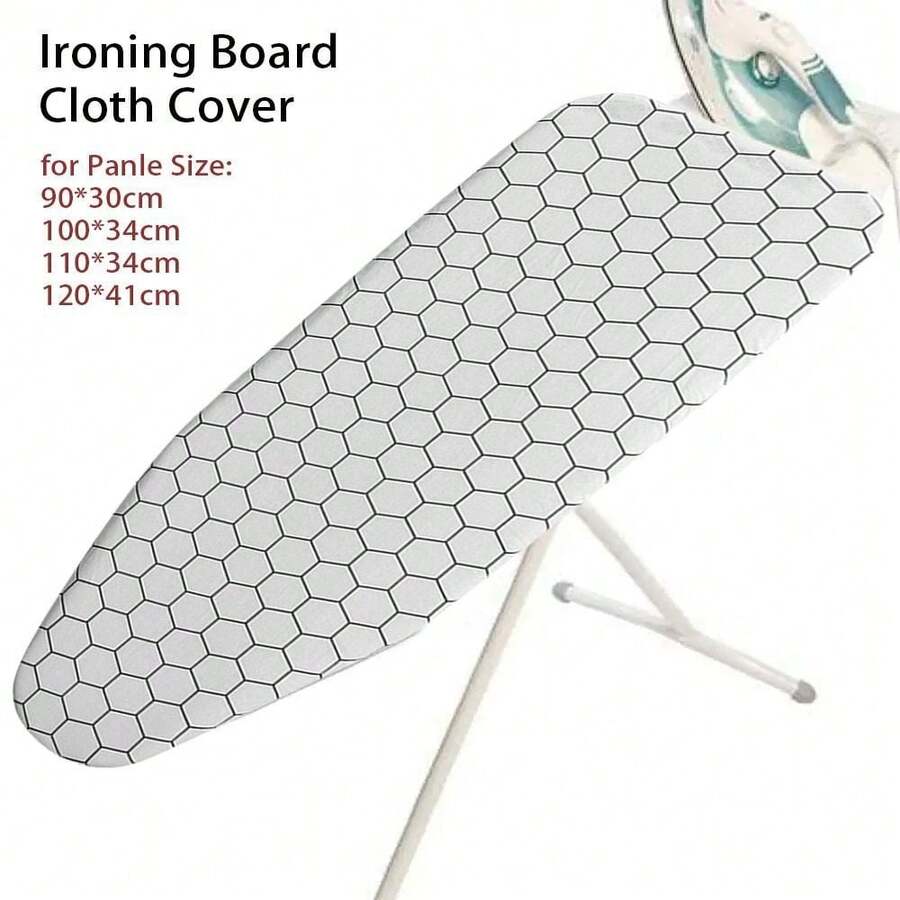 1pc Universal Ironing Board Cover With Elastic Edge Stain Resistant Scorching Iron Thick Cotton Padding Iron Heat Shield Ironing Cover For Ironing Table - Multicolor - View 1