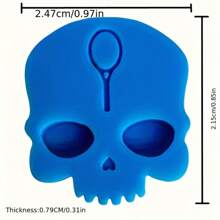 8pcs Skull Shock Absorber For Tennis Racket, 8 Colors Rubber Silicone Vibration Dampeners
