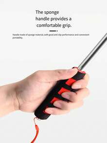 1件/10件/20件1.2米/1.6米/2米伸缩导游旗杆，便携式户外不锈钢旗杆，带厚泡沫手柄，适用于国庆节、学校活动、户外旅游等 - 彩色 - 查看 7