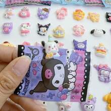 Sanrio 30/10pcs Cute Sanrio Hello Kitty Surprise Blind Bag, Small Gift Blind Box Prize Mini Simulation Cartoon Miniature Ornament, Suitable For Dollhouse, Aquarium, Interior Decoration, Birthday Gift, Valentine's Day Gift, Party Gift (Random Style)