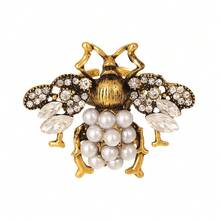 1pc Personalized Punk Rock Alloy Set With Artificial Crystal, Zirconia, Pearl, Ladybug & Bee Insect Series Open Ring, Versatile Jewelry Gift For Friends, Siblings, Classmates, Suitable For Men And Women (The Vintage-Style Red Ring Is A Distressed Version With An Adjustable Open Ring Band, Made Of Alloy Material That Is Soft And Easy To Adjust) - Bee Ring - View 14