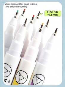 8 Stücke/2 Stücke Whiteboard Stift, löschbarer Wasserstift, magnetischer Whiteboardwischer, feine Spitze Malmaler Stift (Nachfüllungen 0,5-1 mm)