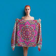 Oversized Bohemian Style Beach Towel - Soft, Lightweight, Super Absorbent Microfiber Towel Suitable For Travel, Swimming, Camping, Yoga, Fitness, Beach Vacation And Beach Parties - A Perfect Gift For Family And Friends - Multicolor - View 28