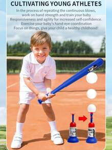 Máquina lanzadora de béisbol para niños, juego de entrenamiento deportivo. Lanzador de juguete de béisbol para niños, para interior y exterior. Regalo para niños y niñas, interacción padres-hijos/juego individual, con certificados completos