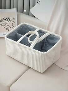 1pc Mommy Diaper Wet Wipes Storage Bag, Multi-Compartment Hanging Organizer, Spacious Maternity Tote