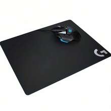 Logitech Bàn di chuột chơi game cứng/vải hai mặt - Bề mặt nhẵn ma sát thấp & theo dõi chính xác | Đế cao su chống trượt | Thảm ESports chuyên nghiệp cho FPS/MOBA/ - màu đen - Xem 1