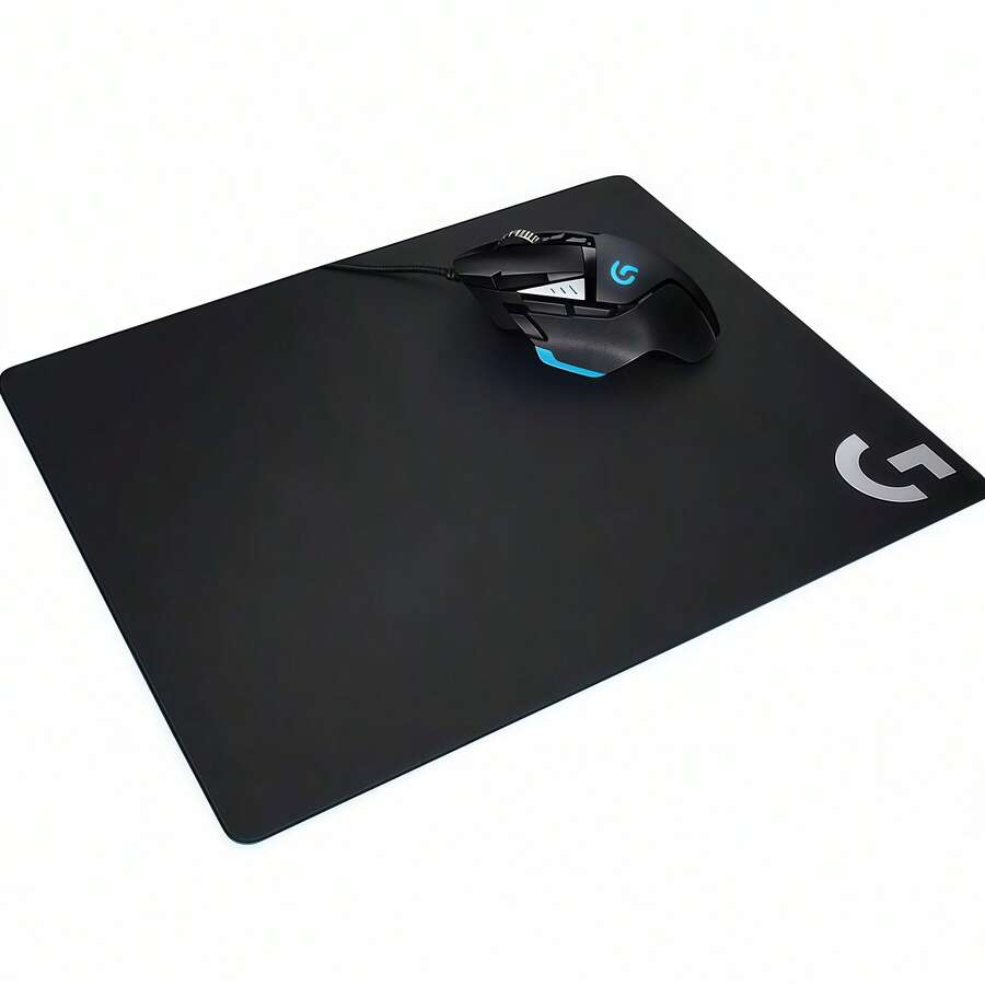 Logitech Bàn di chuột chơi game cứng/vải hai mặt - Bề mặt nhẵn ma sát thấp & theo dõi chính xác | Đế cao su chống trượt | Thảm ESports chuyên nghiệp cho FPS/MOBA/ - màu đen - Xem 1
