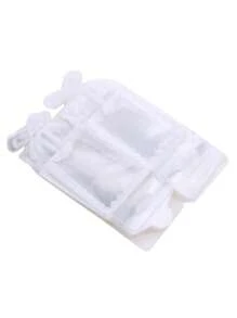 10 Piezas/Paquete Caja de embalaje transparente de PVC para Día de San Valentín, boda, cumpleaños, evento, caja de regalo transparente, Navidad, Día de San Valentín
