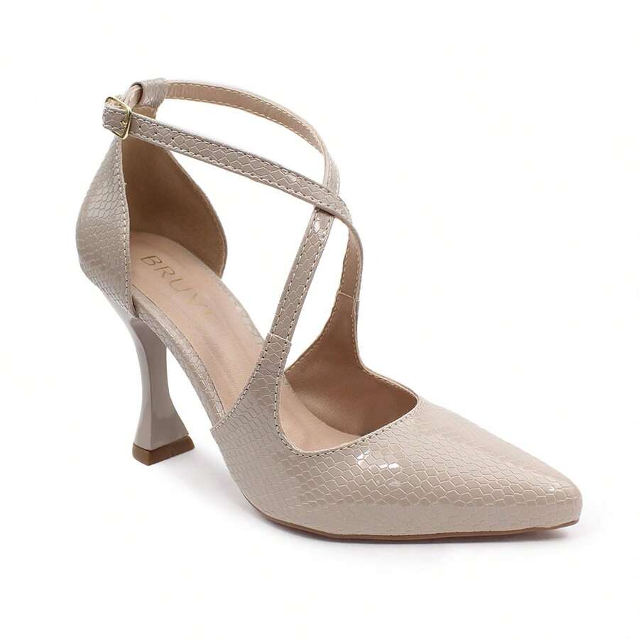 Scarpin Heel Cup-9.0 Cm- Color: Oat - yến mạch - Xem 1