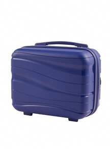 Living And Home 4-Piece (Lightweight PP) Lockable Suitcase Set – 14"/20"/24"/28" Expandable Luggage With Silent Wheels & TSA Lock – Nesting Design For Compact Storage - Navy Blue - View 7