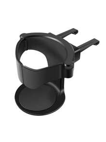 1 件可调节 PVC 车载杯架 - 牢固安装，带泡沫垫底座，适用于瓶子和罐子，易于安装，夏季必备女士收纳整理器礼品旅行 - 彩色 - 查看 3