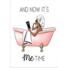 1 幅时尚浴室帆布画北欧美女沐浴海报和印刷品墙壁艺术画适用于客厅家居装饰可选框架 - 彩色 - 查看 12