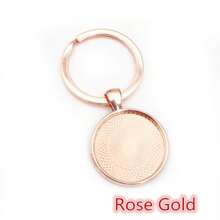 5 pièces/paquet Cadre de pendentif de 25 mm avec cordon de cire, base de cabochon rond vide pour DIY, accessoires de bijoux de collier
