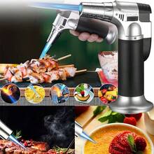 Welding Soldering Brazing Tools Refillable Butane Gas Micro Blow Torch Lighter - Silver - View 11