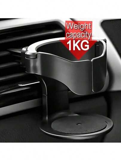 1pc Adjustable PVC Car Cup Holder - Fits Securely, With Foam Pad Base, Suitable For Bottles And Cans, Easy To Install Summer Necessity For Women Storage Organizer Gift Travel