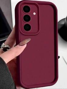 新款软TPU防摔手机壳,兼容苹果17/17 Air/17 Pro/17 Pro Max、I16e、I16、I16 Pro、I16 Plus、I16 Pro Max、I15、I15 Pro Max、12 Pro Max、13 Pro Max、14 Pro Max、13、14、11、12 Pro、14、XS、XR、78P、78GES2,兼容红米,兼容OPPO,糖果色硅胶保护套,国际版,非国内版 - 酒紅色 - 查看 2