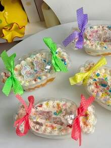 5 قطعة/10 قطعة/20 قطعة علب تعبئة الكيك بشكل فراولة شفافة على طراز إنس، علب كيك عيد الميلاد، علب ديكور حلوى وتشكيلة الحلويات، علب تقطيع وتغليف الفاكهة - شفاف - مشاهدة 6