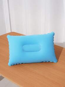 1pc Inflatable Neck Pillow, Portable Travel Pillow With Neck Support, Compact And Lightweight, Foldable And Easy To Store, Suitable For Travel