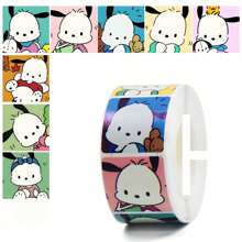 Sanrio Sanrio 500pcs Hello Kitty Sticker Rolls - Colorful Stamping Stickers For Scrapbooking, Gift Wrapping, Party Favors And DIY Crafts - Matte Finish, Reusable Sticker Rolls, Suitable For Home, Office And Commercial Use