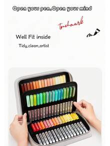 TouchMark 120/80/60/48/36/24 色丙烯马克笔套装,便携绘画,色彩鲜艳,自由挥洒 - 馬克筆(收納袋款) - 查看 12