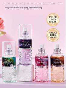 1 pieza de 80ml Spray de fragancia, fragancia de larga duración, desodorante de ropa, difusor de aroma para decoración del hogar, perfecto para el Body y el cabello, regalo ideal para fiestas...