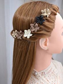 15pcs/20pcs Versatile Fashionable Small Daisy Flower Hair Clip, Women's Bangs Hairpin, Simple Minimalist Retro Barrette For Hair Care Summer Hair Claws Claw Clips Hair Clips Hair Jaw Clip Hair Clamps Hair Clutch Hair Catcher Clip