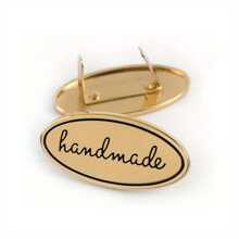 2pcs Metal Plate Tags, DIY Sewing Handicraft Decorations
