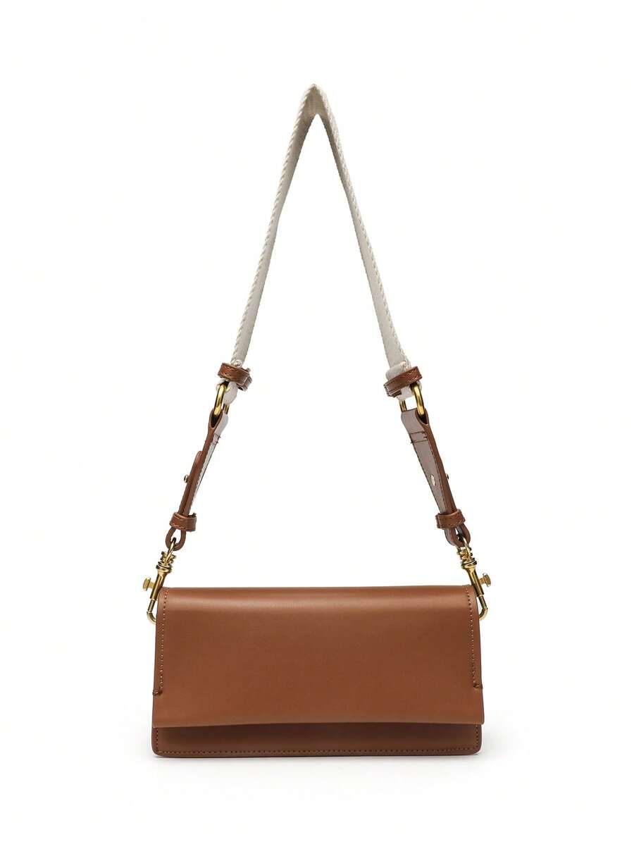 女士小号单肩包皮革时尚迷你钱包复古腋下钱包轻便托特包手拿包