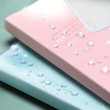 1pc, 136 Pages, B5 Waterproof Soft Surface PP Cover Notebook, Colorful Simple Journal, Notebook, Horizontal Line Journal, Notepad For Office, Home, School
