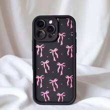 1pc Cute Star & Bowknot Design Soft Phone Case, Suitable For OPPO/VIVO/Honor/Apple/REALME/Transsion/ Phones Waterproof Shockproof Anti-Fall Scratch Resistant - Multicolor - View 5