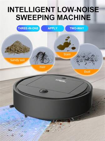 1pc Cordless Vacuum Cleaner With Strong Suction And Low Noise, Washable Filter, For Deep Cleaning, Suitable For Cleaning Mattress, Sofa, Pet Hair And Carpets