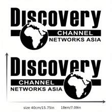 2pcs Explore Channel Stickers, Car Decal Stickers, Vinyl Stickers - Explore Channel Asian Network Offroad Adventure World Tour Decals