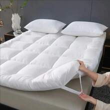 Pillow Top Widow Size 400 Thread Count Extra Soft Mattress Protector - White - View 1