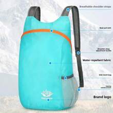 Vanaheimr Bolsa dobrável para acampamento ao ar livre, bolsa de transporte e armazenamento ultraleve, bolsa de viagem, mochila à prova d'água, mochila para esportes ao ar livre