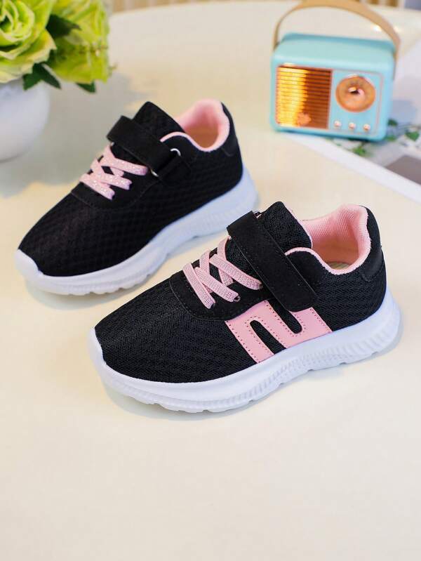 1 Paio di Scarpe da Ginnastica Casual Traspiranti in Rete per Bambini Zhino, con Assorbimento degli Urti in EVA ad Alta Elasticità, Adatte per Interni/Esterni, Primavera/Autunno