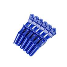 1/6 pièces Pinces à cheveux transparentes en plastique en forme de bec de canard, accessoire capillaire indolore sans dommage, outil de coiffure chignon haut, accessoire capillaire pour usage domestique et salon, retour à l'école