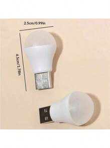 4pcs/2pcs/1pc Camping Lights, Emergency Bulb, Hanging Tent & Work Lamp, Rechargeable USB LED Bulb, Outdoor Portable Lights, Camping Accessories