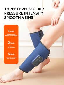 无线小腿按摩器，小腿热敷按摩器，18650充电电池，专业按摩，三种按摩模式，三种温度设置，三种压力强度设置，可自由调节，完全释放腿部疲劳，LED大屏幕按钮，简化操作，家用和旅行的便携式腿部按摩器，节日礼物