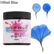 UV Dip Resin For Wire Flower Petals - 50ml/100ml Crystal Clear UV Resin For Art Resin And DIY Flowers Decoration - Transparent Liquid Ultraviolets Curing Transparent And Low Odor Thick Glue Hard After Instant Cure For Jewelry Making Crafts - UV DIP RESIN - View 11